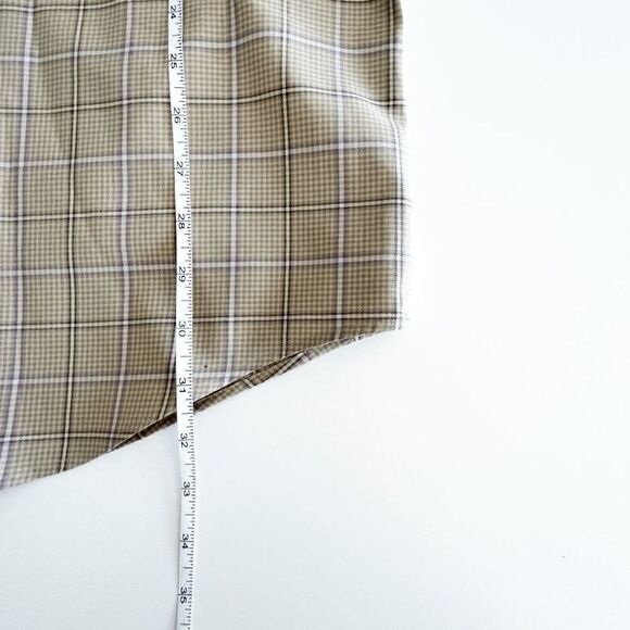 Eddie Bauer Mens Classic Fit Shirt Wrinkle & Stain Resistant Long Sleeve Brown L - Picture 6 of 7